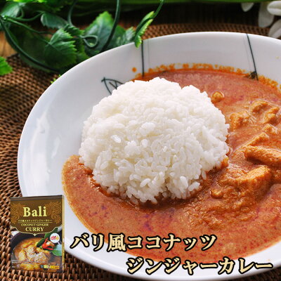 ハラル認証 バリ風ココナッツジンジャーカレー レトルトカレー 180ｇ ｄｆｅ