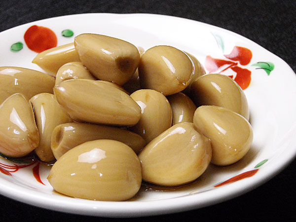 国産にんにく】にんにく漬100g（たまり）京都味蔵の漬物・おかずニンニク